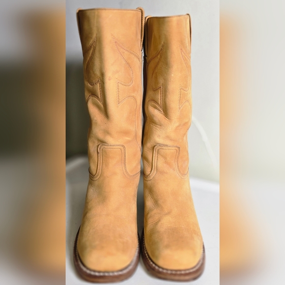 Frye Banana Campus Heeled Boots 8 1/2 - Picture 6 of 14